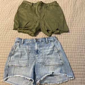 Aerie denim shorts
